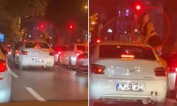 Trafikte Tehlikeli Gösteri: Araba Camından Twerk Tepkileri Topladı
