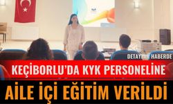 Keçiborlu’da KYK Personeline Aile İçi Eğitim Verildi