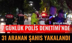 Isparta'da 7 Günlük Polis Denetimi