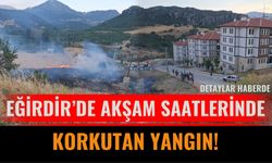 Eğirdir’de TOKİ Çevresinde Yangın Paniği