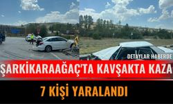 Isparta Şarkikaraağaç'ta Kavşakta Kaza: 7 Kişi Yaralandı