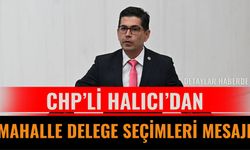 CHP’li Halıcı’dan Mahalle Delege Seçimleri Mesajı