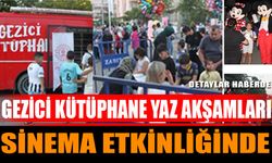 Gezici Kütüphane Yaz Akşamları Sinema Etkinliğinde