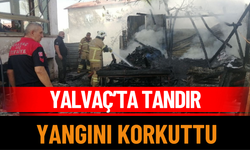 Yalvaç’ta Tandır Yangını Korkuttu
