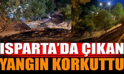 Isparta'da çıkan küçük çaplı yangın kontrol altına alındı