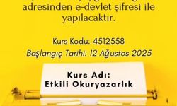 Yalvaç’ta Yaratıcı Yazarlık Atölyesi Başlıyor