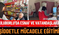 Uluborlu’da ‘Kadına Yönelik Şiddetle Mücadele’ çalışması