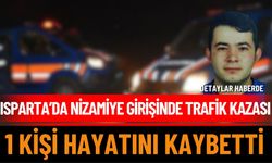 Isparta’da nizamiye girişinde trafik kazası: 1 kişi hayatını kaybetti