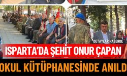 Isparta’da Şehit Onur Çapan Anıldı