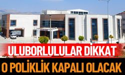 Uluborlu’da Diş Polikliniği 1 Hafta Hizmet Vermeyecek