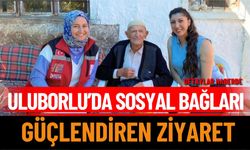 Uluborlu’da büyükler ziyaret edildi