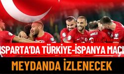 Isparta’da Türkiye-İspanya Maçı Meydanda İzlenecek