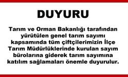 Bakanlık uyardı: Çiftçilerden katılım bekleniyor!