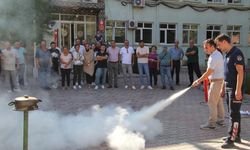 Isparta’da Tarım Müdürlüğü Personeline Yangın Eğitimi