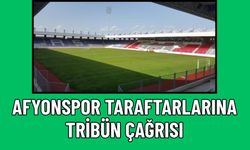 Afyonspor’dan Taraftarlarına Tribün Çağrısı