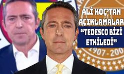 Ali Koç'dan Domenico Tedesco Açıklaması