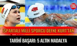 Ispartalı Milli Sporcu Defne Kurt’tan Tarihi Başarı: 5 Altın Madalya