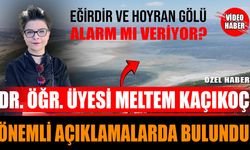 Dr. Öğretim Üyesi Meltem Kaçıkoç “İki Gölün Şuan Tam Anlamıyla Birbirinden Ayrıldığını Söyleyemeyiz”