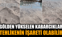 Eğirdir Gölü’nde şaşırtan görüntü! Dipten fokur fokur kabarcık çıkıyor