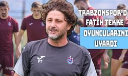 Fatih Tekke’den Oyuncularına Net Mesaj