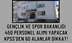 GSB, 450 Sözleşmeli Personel Alacak