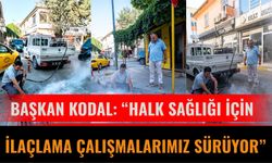 Başkan Kodal: “Halk Sağlığı İçin İlaçlama Çalışmalarımız Sürüyor”