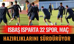 ISBAŞ Isparta 32 Spor, Maç Hazırlıklarını Sürdürüyor