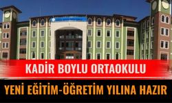Kadir Boylu Ortaokulu Yeni Eğitim-Öğretim Yılına Hazır