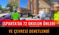 Isparta'da 72  Okulun Önleri ve  Çevresi Denetlendi