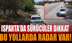 Isparta’da radar denetimleri hız kesmeden sürüyor