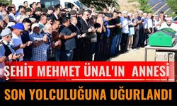 Şehit Mehmet Ünal'ın  Annesi Son Yolculuğuna Uğurlandı