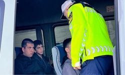 Jandarma Ekiplerinden Köy Okul Servis Araçlarına Denetim