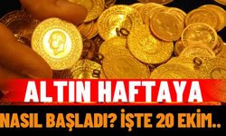 20 Ekim altın fiyatları: Altında son durum ne?
