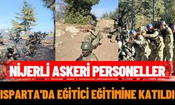 Nijerli Askeri Personeller Isparta'da Eğitici Eğitimine Katıldı