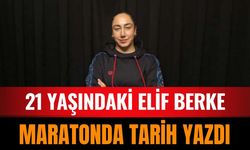 21 Yaşındaki Yüzücü Elif Berke Maratonda Tarih Yazdı