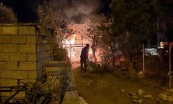 Keçiborlu ilçesinde çıkan yangın korkuttu