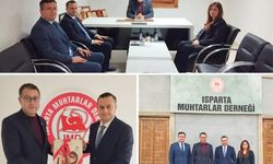 Isparta Aile Hizmetleri’nden Muhtarlar Derneği’ne Ziyaret