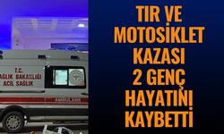 Tır Motosiklete Çarptı: 2 Genç Hayatını Kaybetti