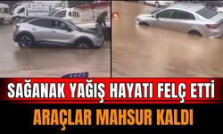 Antalya'da Sağanak Yağış Hayatı Felç Etti