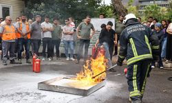 Antalya’da Çalışanlara Yangın Eğitimi ve Tatbikat