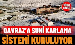 Davraz’a suni karlama sistemi kuruluyor (video haber)