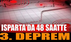 Isparta’da Son 48 Saatte Üçüncü Deprem