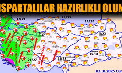 Ispartalılar hazırlıklı olun! Önce lodos, ardından arkasından yağmur gelecek
