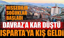 Davraz’a Kar Düştü, Isparta’ya Kış Geldi!