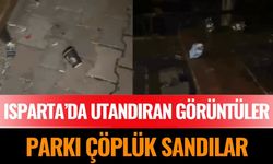 Isparta’da parkta çevre kirliliği tepkisi