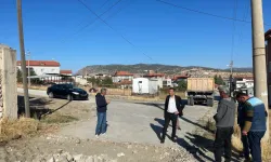 Yeşilova’da Sütçü Sokak yolu yenileniyor