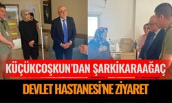 Serhat Küçükcoşkun’dan Şarkikaraağaç Devlet Hastanesi’ne Ziyaret