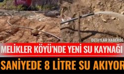 Sütçüler’in Melikler Köyü’nde Yeni Su Kaynağı Bulundu