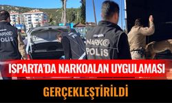 Isparta’da Narkoalan Uygulaması Gerçekleştirildi