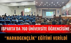 Isparta’da 760 Üniversite Öğrencisine “Narkogençlik” Eğitimi Verildi